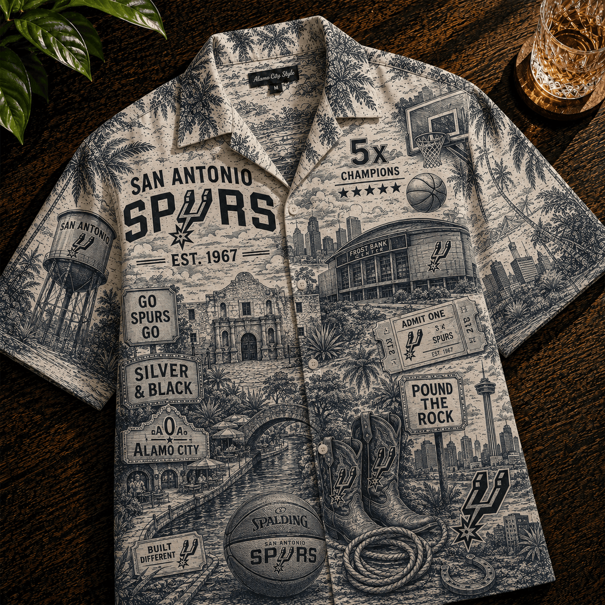 PREMIUM SAS HAWAIIAN SHIRT TTNL