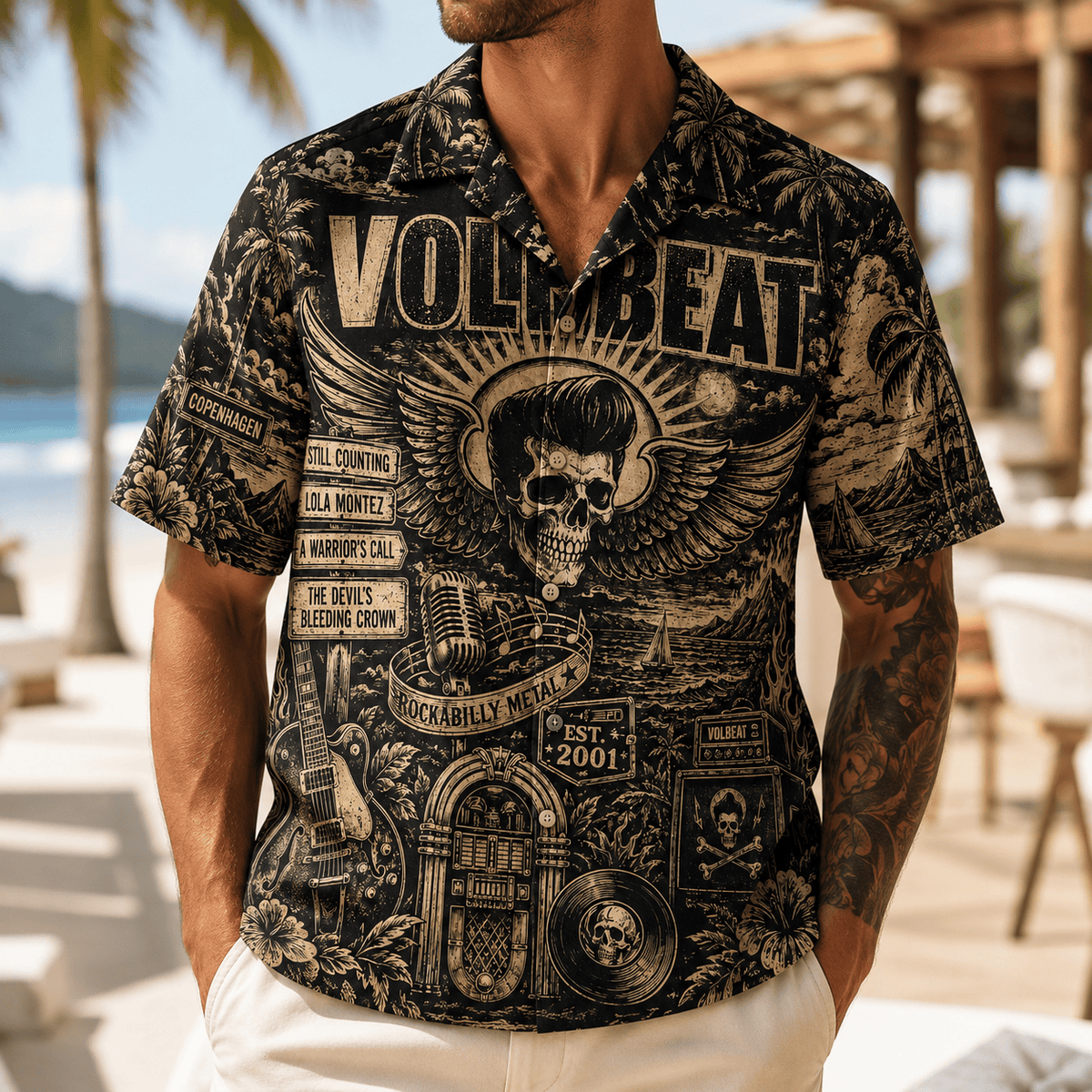 PREMIUM VOLB HAWAIIAN SHIRT TTNL