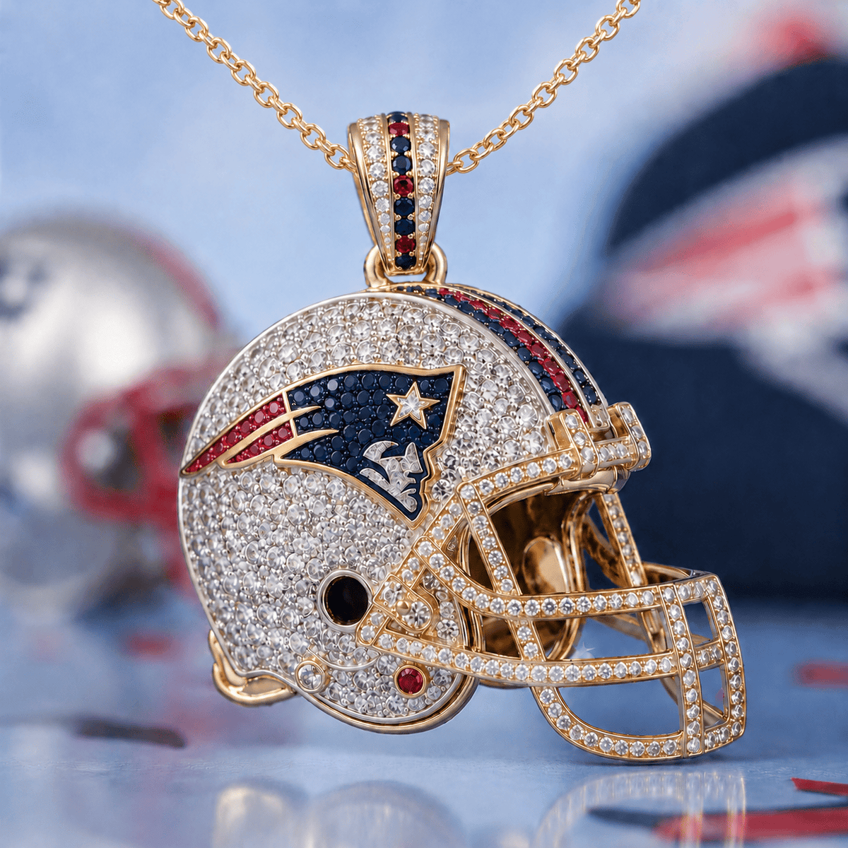 NEP Solid Gold Chain with Diamond Pendant TMH