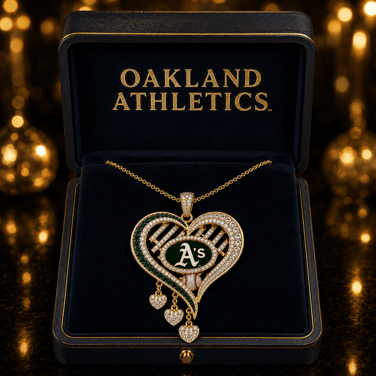 OKAA Solid Gold Chain with Diamond Pendant BMD