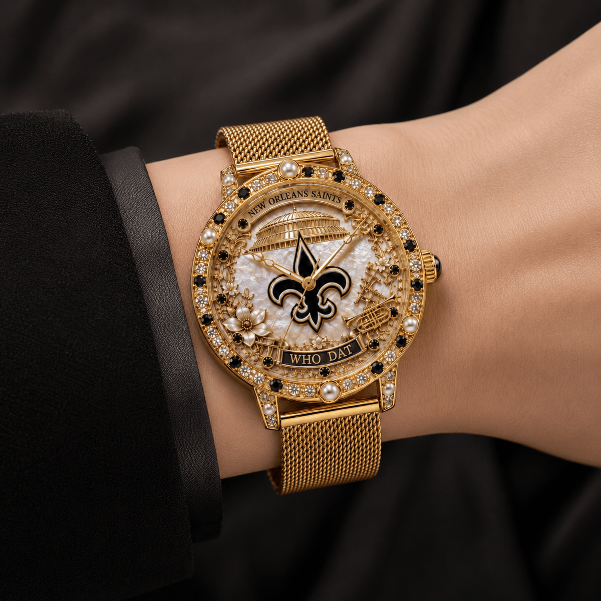 NOS Premium New Orleans Saints Watch NTVA
