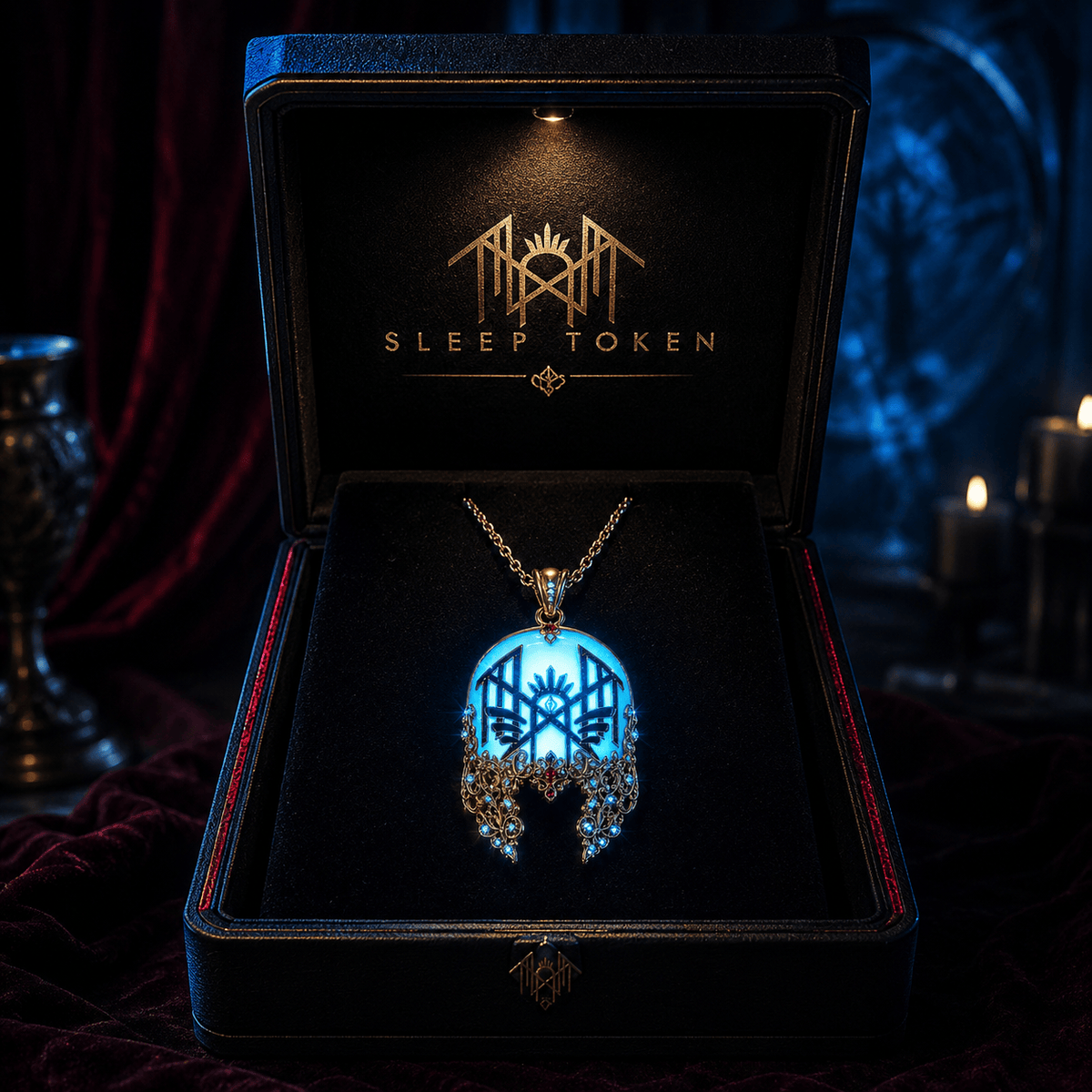 SLTK Solid Gold Chain with Diamond Pendant BMD