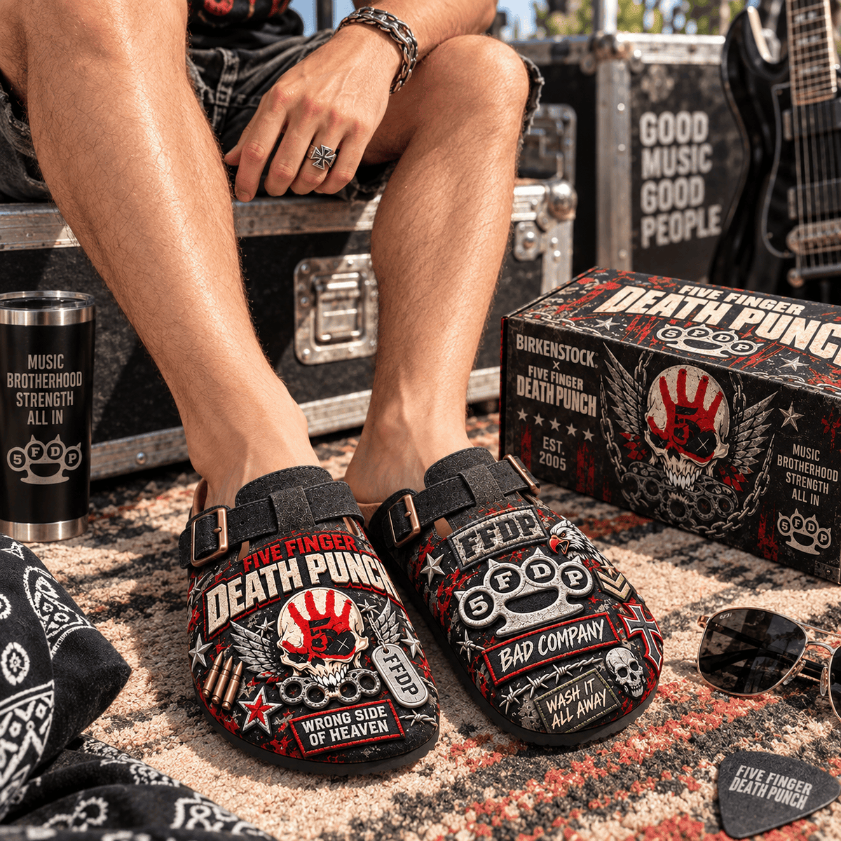 PREMIUM FFDP MINK SUEDE CLOGS TTNL