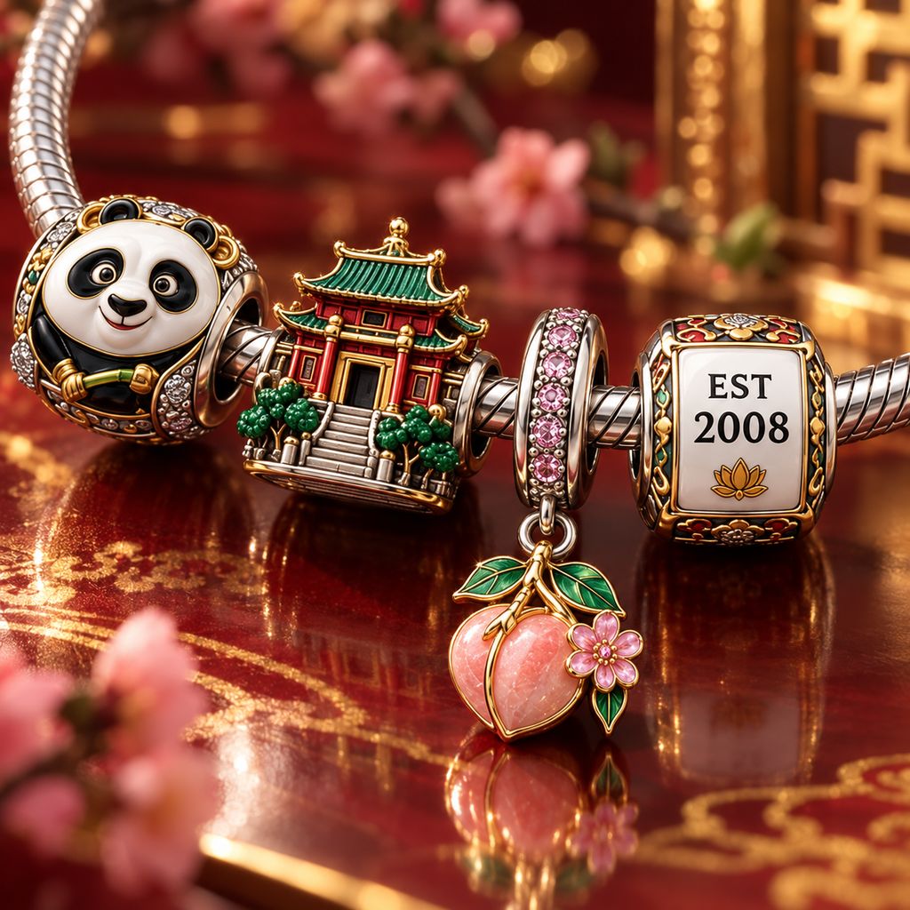 KFPD Sliver Charm Bracelet Set VTH