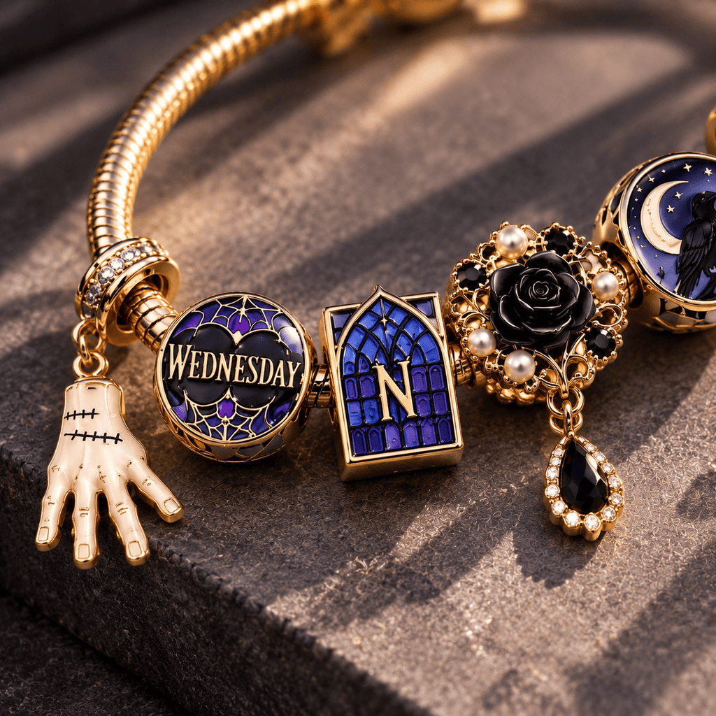 WND Gold Charm Bracelet Set TTN