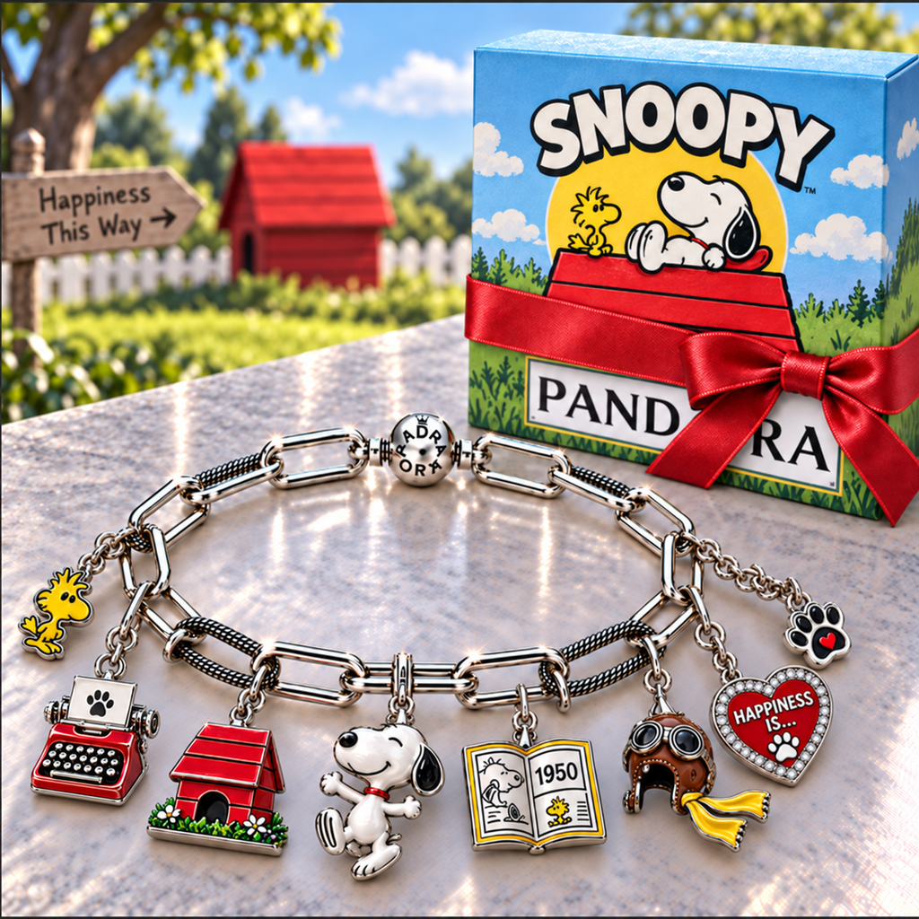 SPNY Silver Charm Bracelet Set NTVA