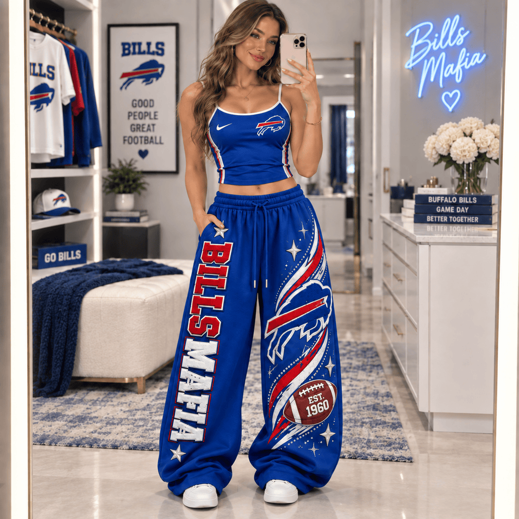 Premium BFBL Sports-Inspired Cami & Wide-Leg Pants Set BMD