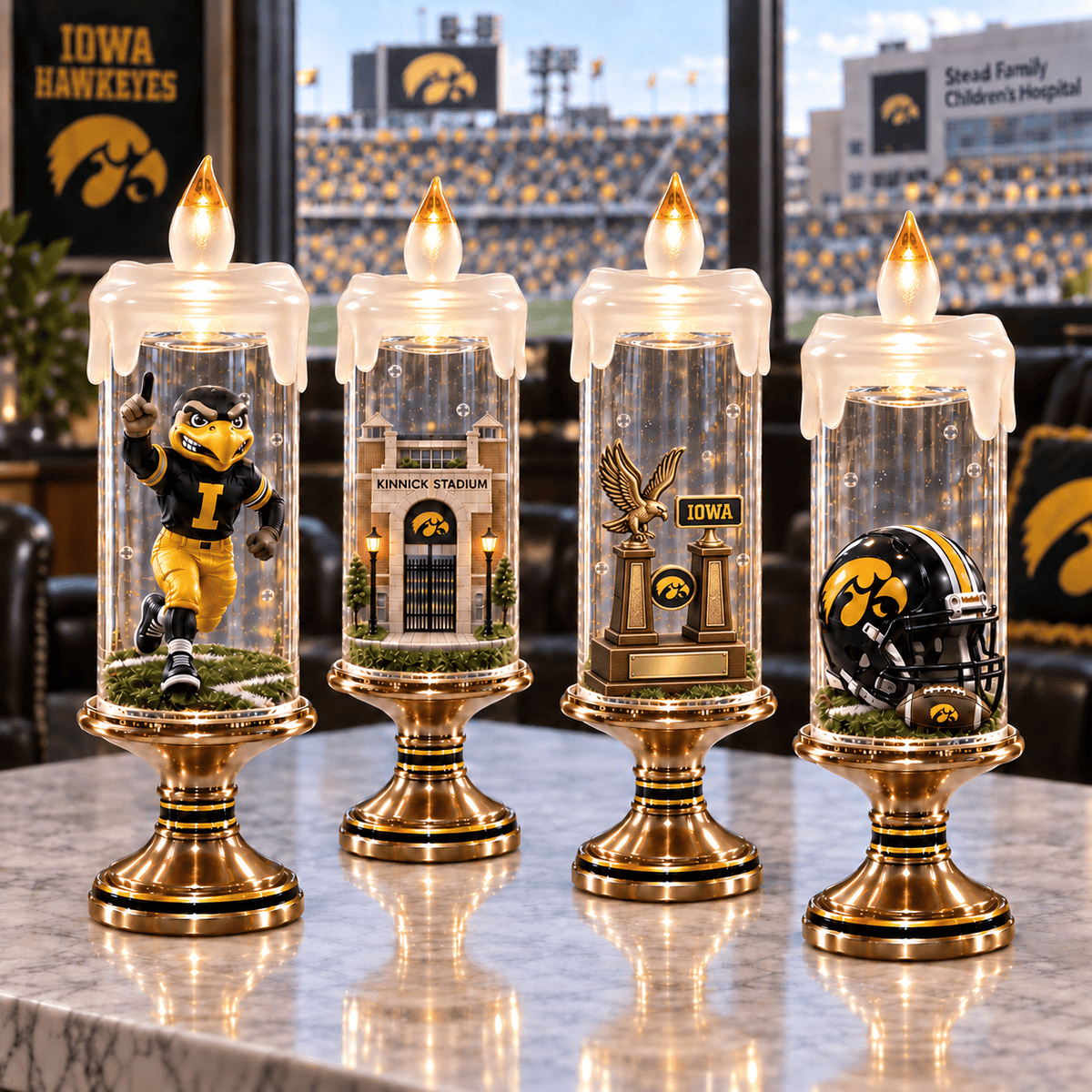 Premium IWHK Candle Ornament Lights TTMH