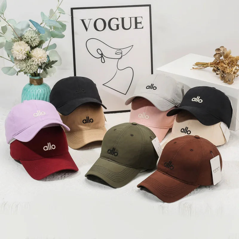 2026 Embroidered Baseball Cap Couple Spring and Summer New Face Small Sports Cap Versatile Sunscreen Cap